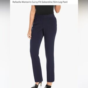 Rafaella Women's Dark Blue Straight Leg Pants